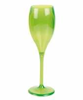 Champagne glas neon groen