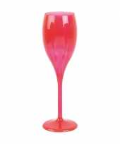 Champagne glas neon roze